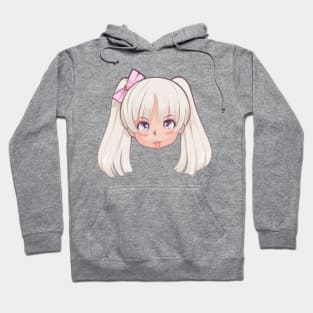 Anime Girl Sticking Her Tongue Out Hoodie